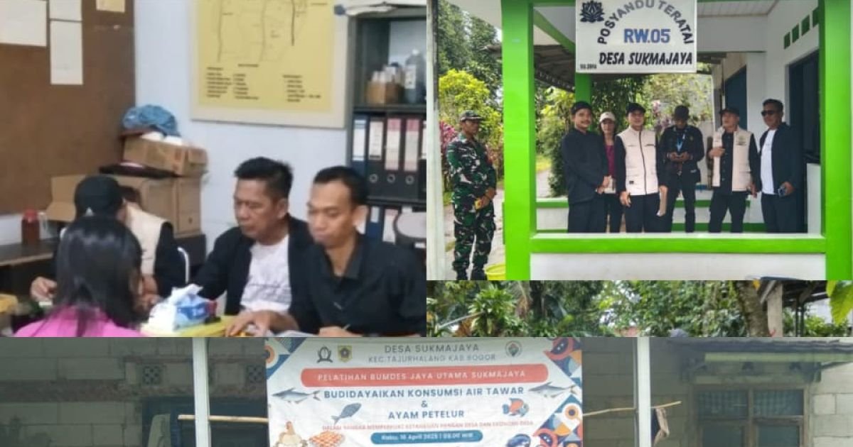 Tim Monev Kecamatan Tajurhalang Cek Fisik Pembangunan Desa Sukmajaya