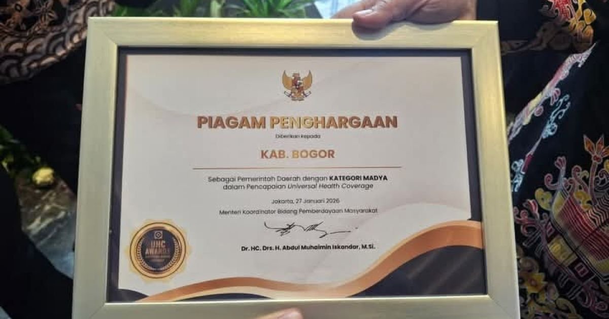 Kabupaten Bogor Raih Penghargaan Universal Health Coverage Award 2026 Kategori Madya