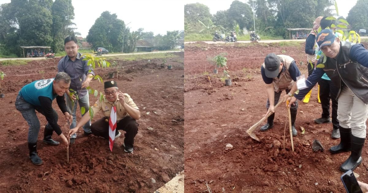 Dukung Program Hutan Kota, Kecamatan Tajurhalang Gandeng  RSUD Satibi Cilengsi Gelar Penanamam 1000 Pohon