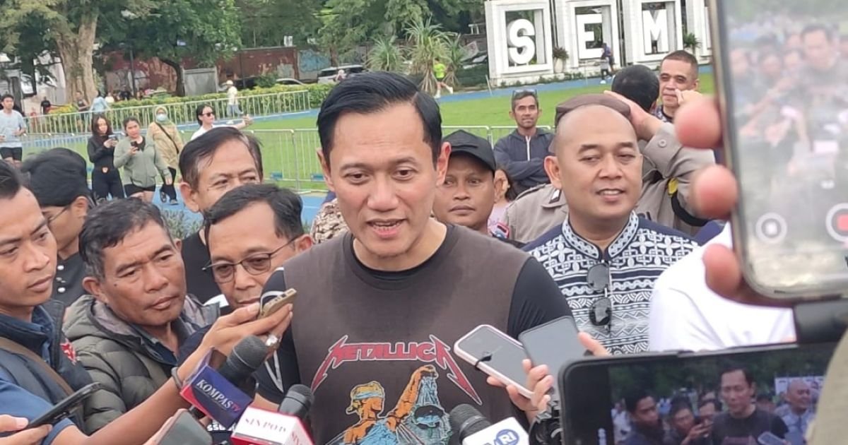 AHY Ngabuburit Menantikan Berbuka Puasa di Lapangan Sempur Kota Bogor