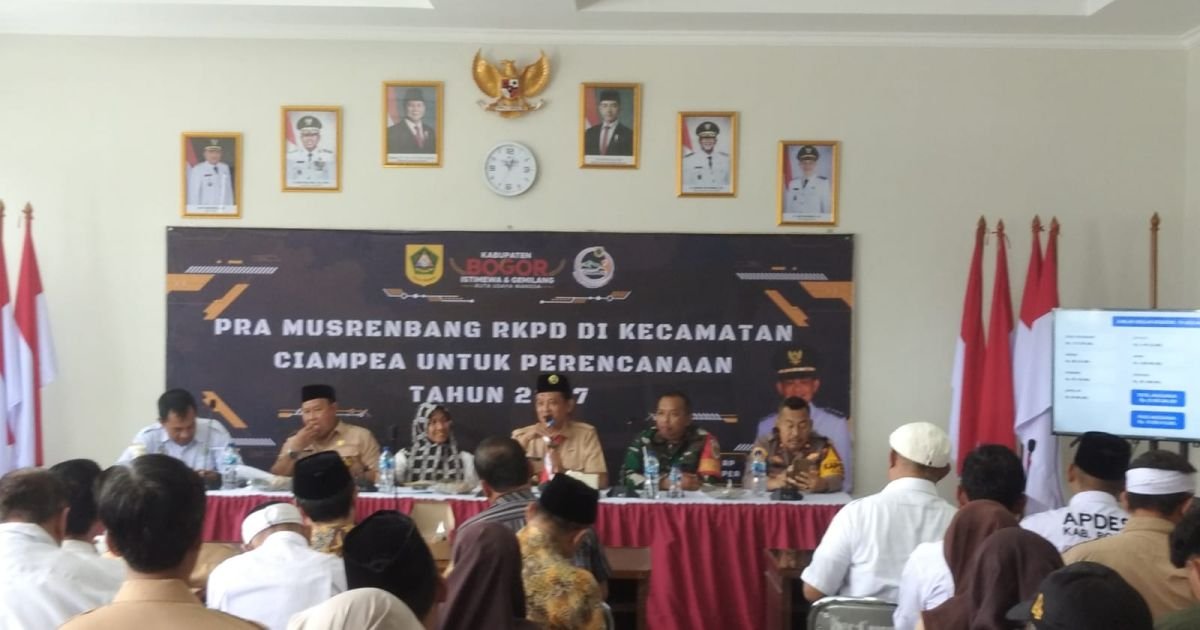 Perencanaan Pembangunan Tahun 2027 Kecamatan Ciampea Gelar Pra Musrenbang