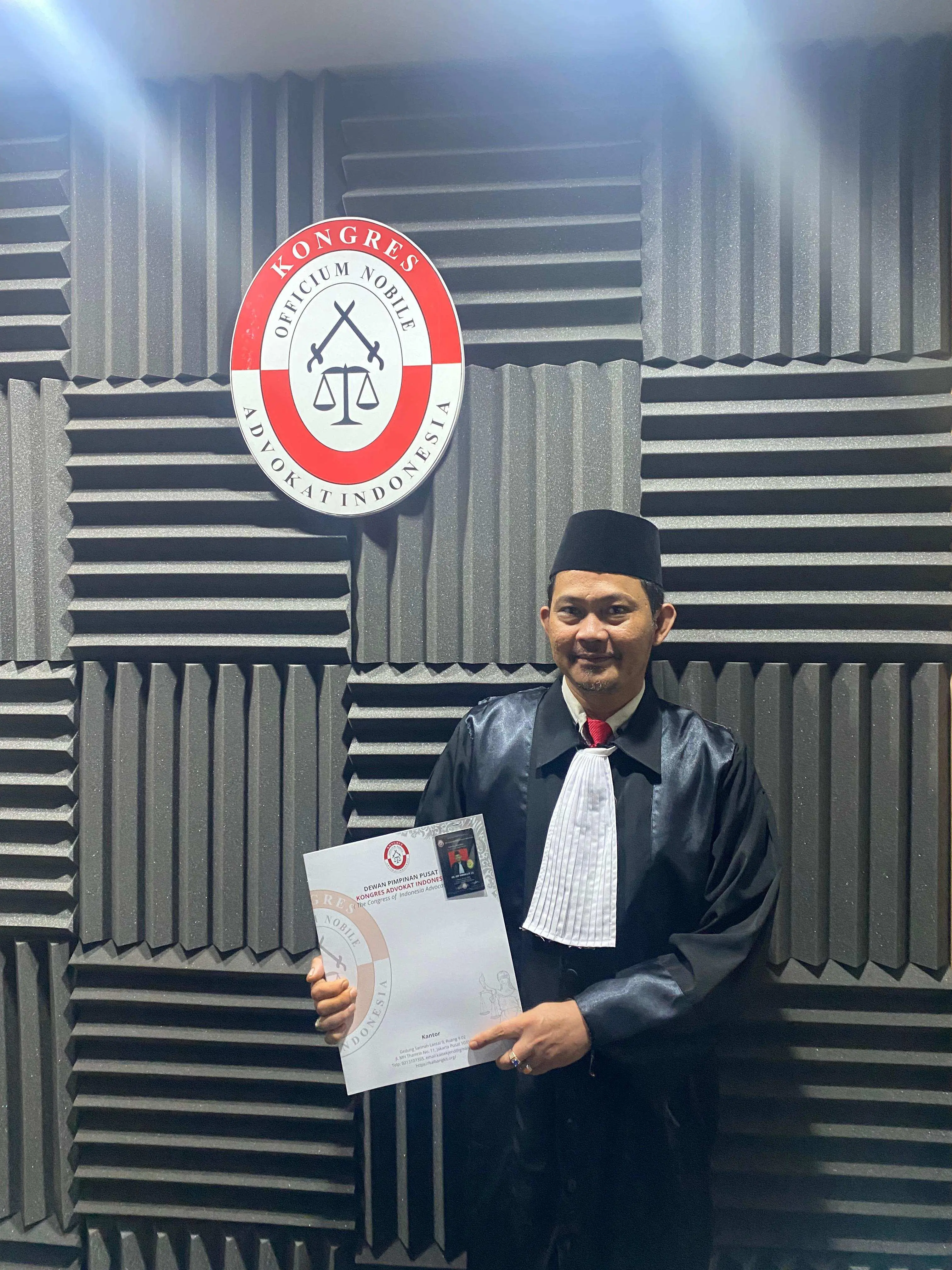 KAI Pedang Hitam Jateng Berikan Selamat atas Dilantiknya Advokat Asep Bunhori, S.IP., SH di Pengadilan Tinggi Bandung