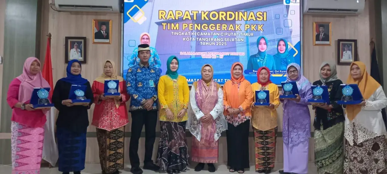 Moment Hari Ibu ke-97, TP-PKK Kecamatan Ciputat Timur Gelar Rakor 2025