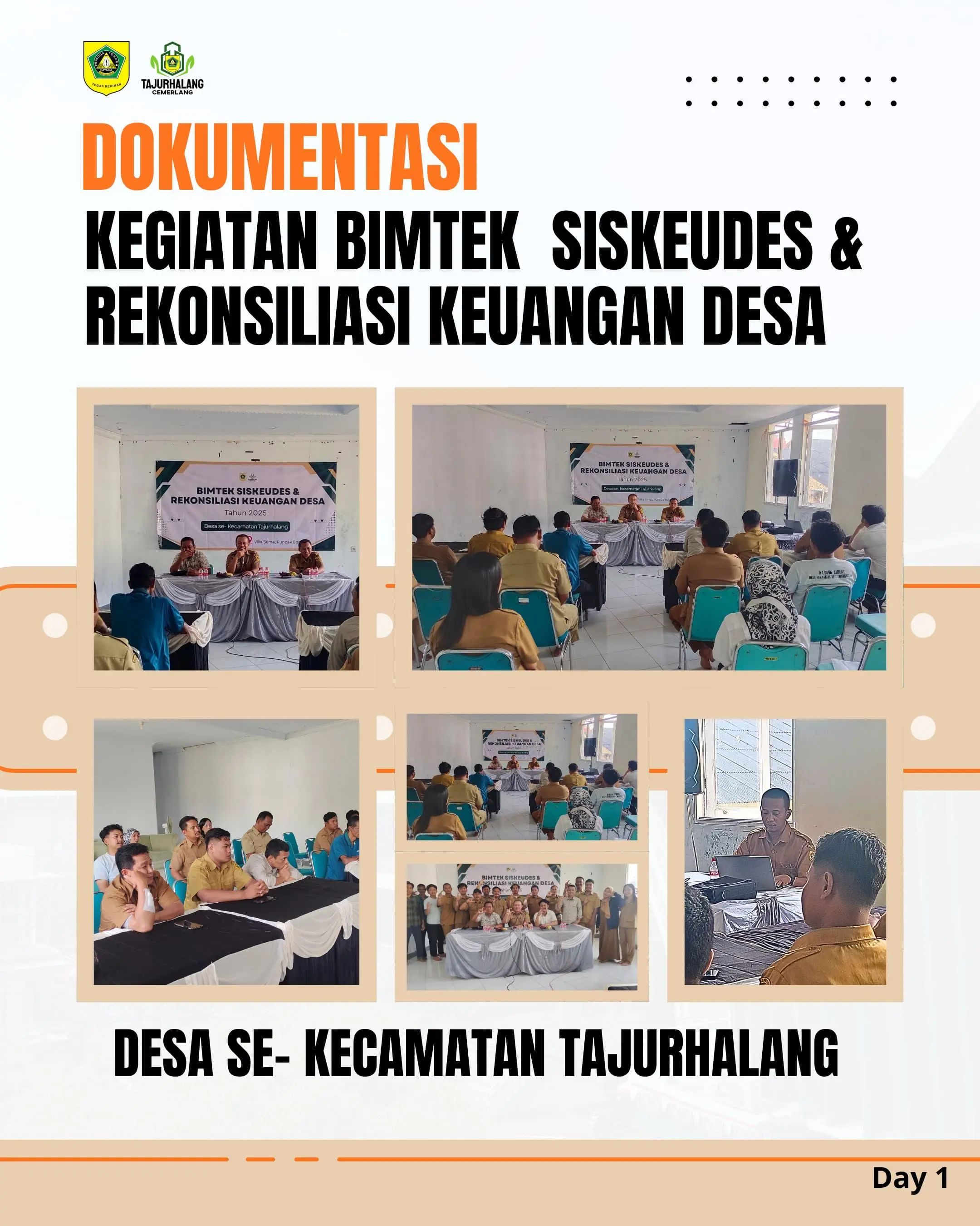 Pemerintah Kecamatan Tajurhalang Gelar Bimtek Siskeudes dan Rekonsiliasi Tahun 2025