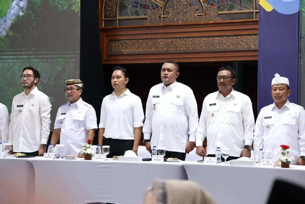 Rudy Susmanto Mengikuti Rakor Peningkatan Peran Kades dan Lurah Se-Jawa Barat