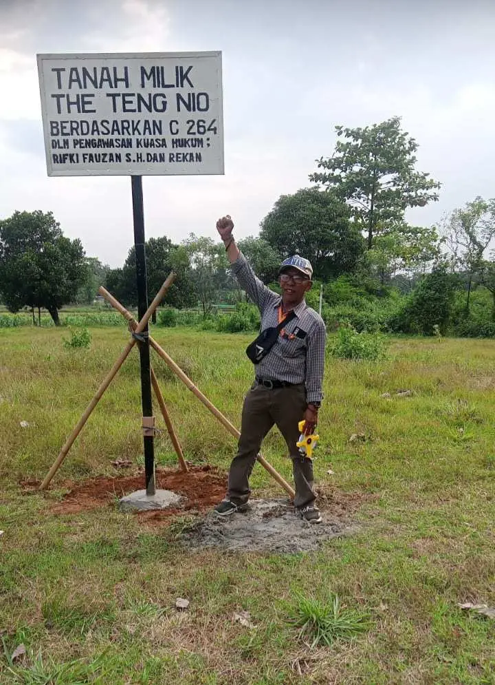 Resmi Tertancap Plang, Lahan Milik The Teng Nio Dalam Pengawasan Kuasa Hukum