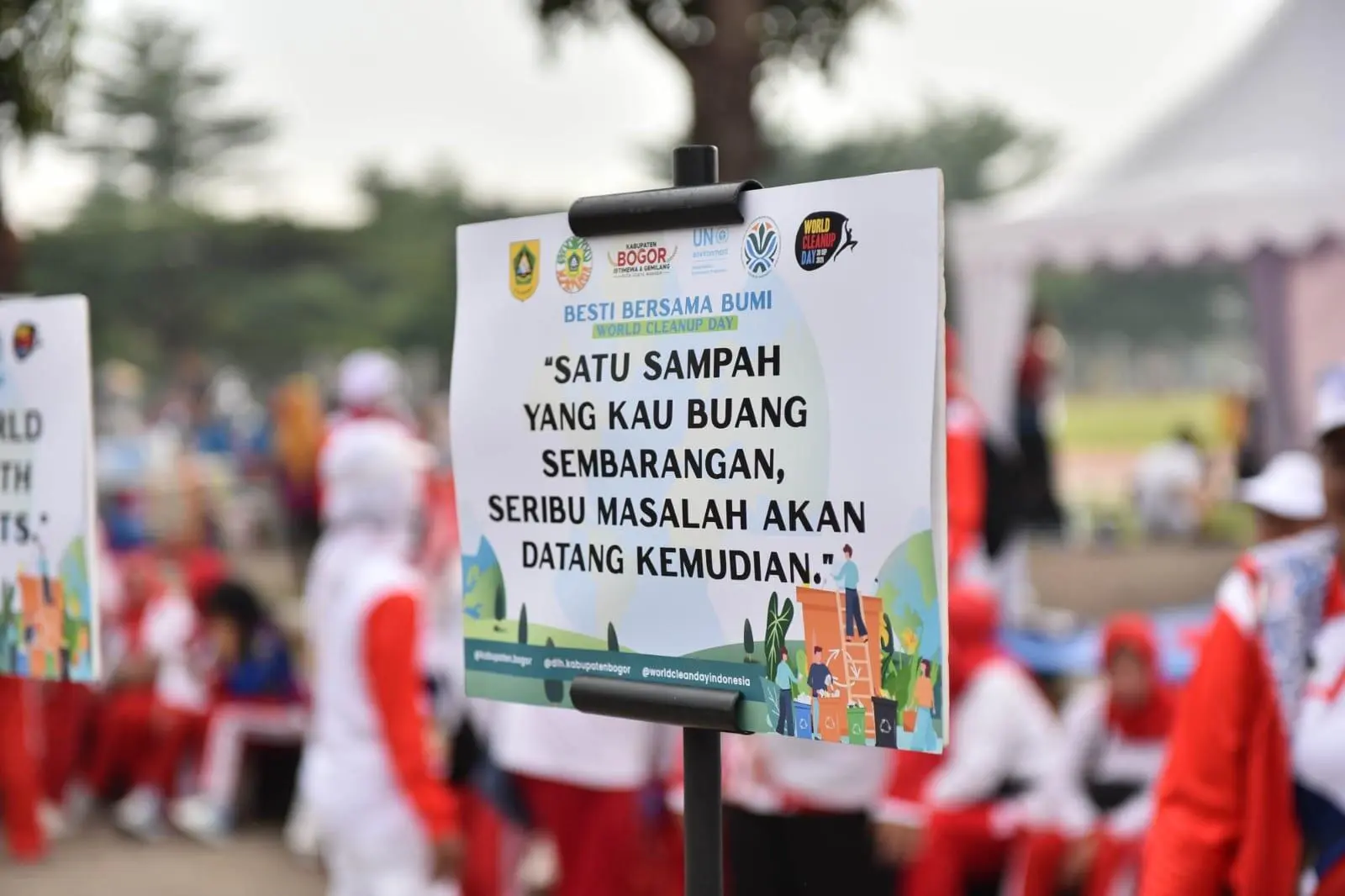 Dukung World Cleanup Day, Bupati Bogor Canangkan Aksi Bersih Indonesia 2025