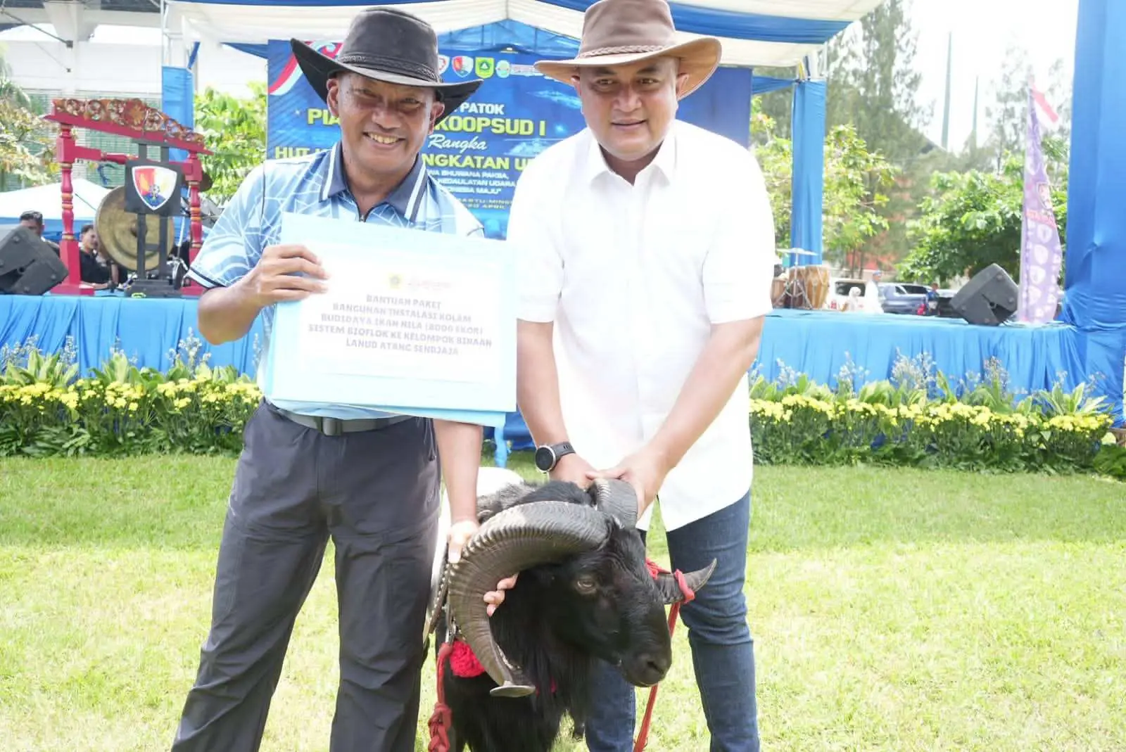 Dikenal Pesta Patok, HUT 79 TNI AU ATS Gelar Ketangkasan Lomba Domba Garut