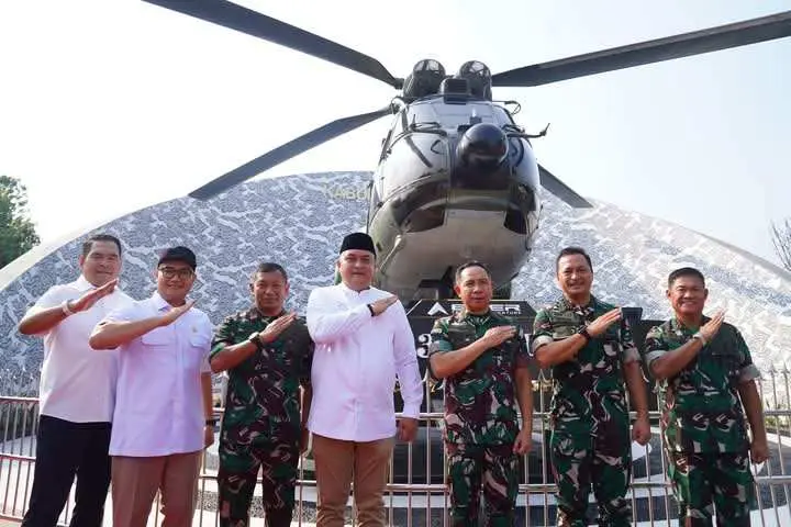 Panglima TNI Resmikan Monumen Helikopter SA-330 Puma di Cibinong, Begini Penjelasannya