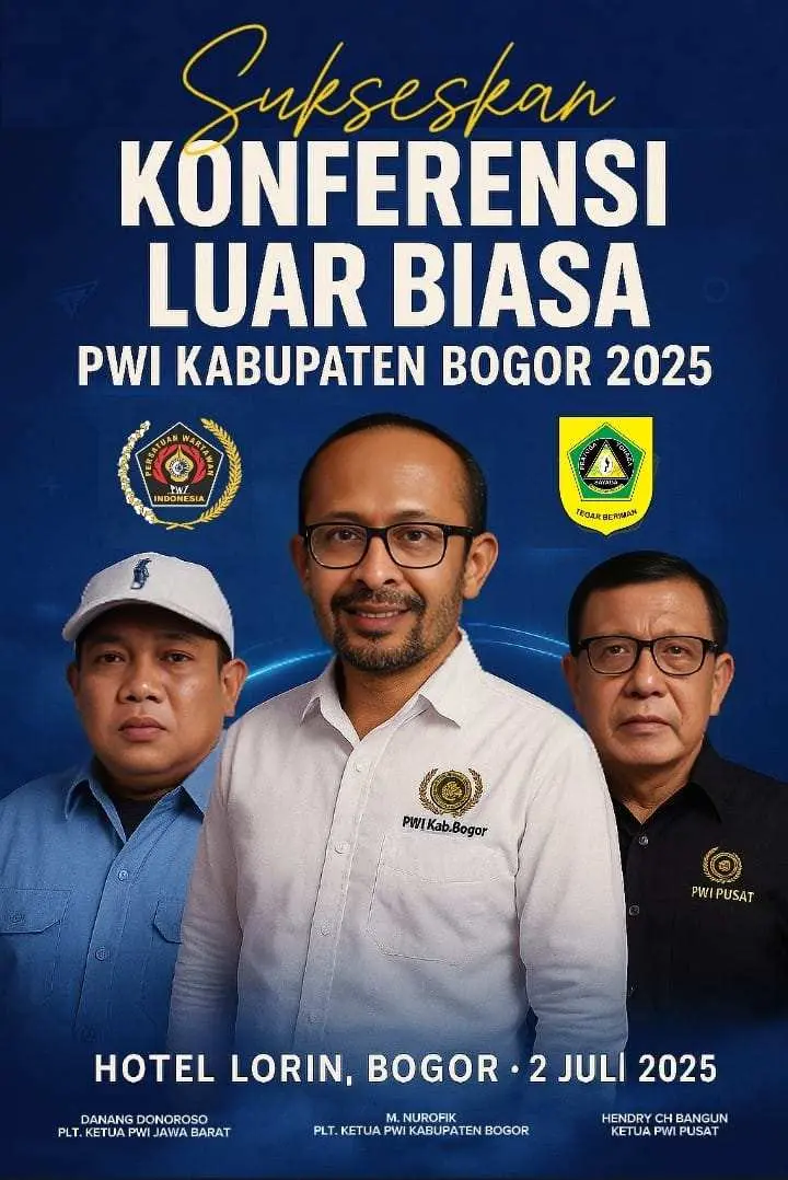 Konferensi Luar Biasa PWI Kabupaten Bogor Siap Digelar di Lorin Sentul, ini Jadwalnya