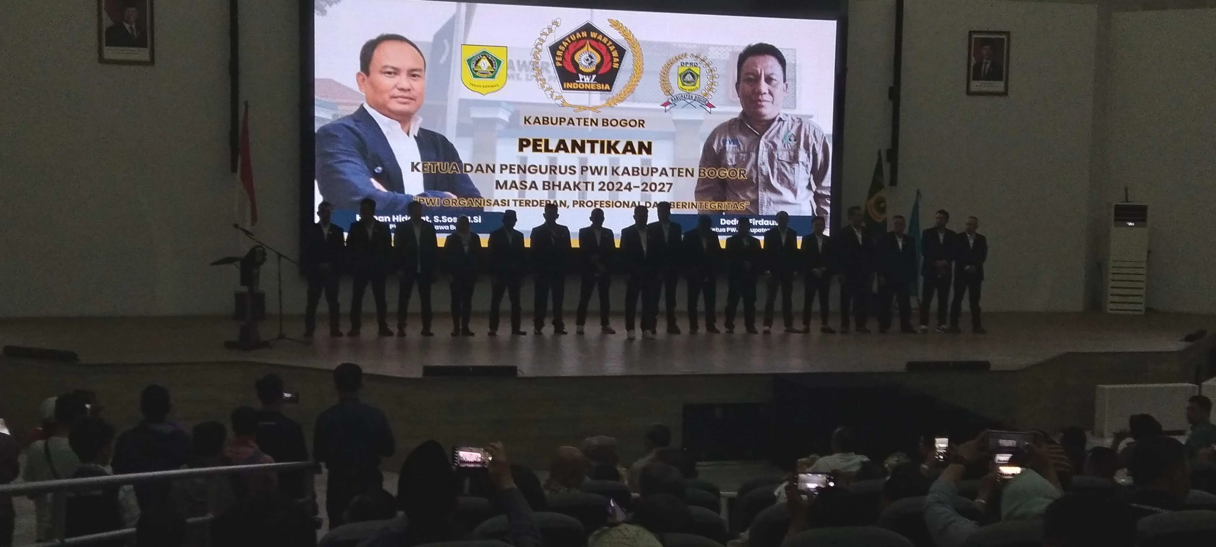 Pengurus PWI Kabupaten Bogor Masa Bhakti 2024-2027 Resmi Dilantik, ini daftar Nama Pengurusnya