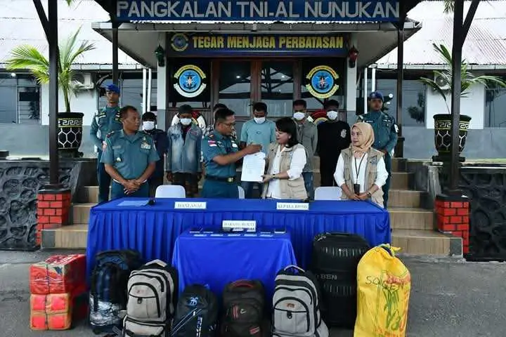 TNI AL Gagalkan Penyelundupan CPMI Non-Prosedural di Perairan Nunukan